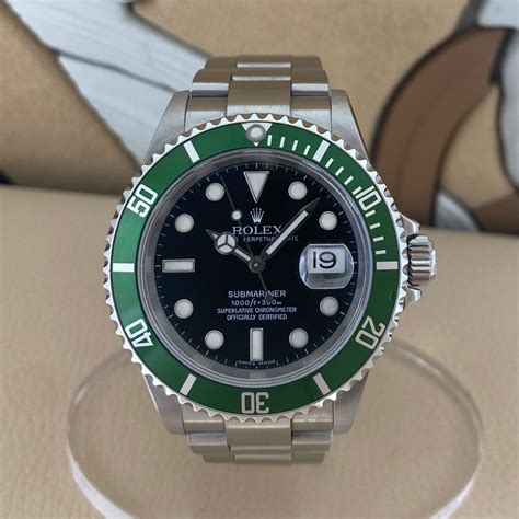 Rolex Submariner ghiera verde, senza ologramma., si sospetta 